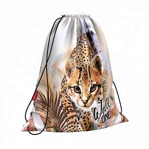 Мешок для обуви Wild Cat, размер 36,5 x 44 см (Erich Krause, 48440)